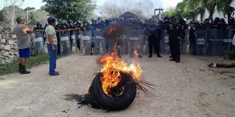 Se vive una gran tensión en Ixil por conflictos legales de terrenos