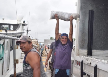 Pescadores retornan a tierra tras primer viaje de captura de pulpo