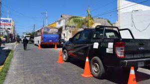 Las autoridades de la dirección de seguridad pública y tránsito municipal pusieron en marcha un operativo.