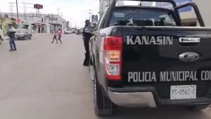 Elementos de la Policía Municipal de Kanasín corroboraron el reporte